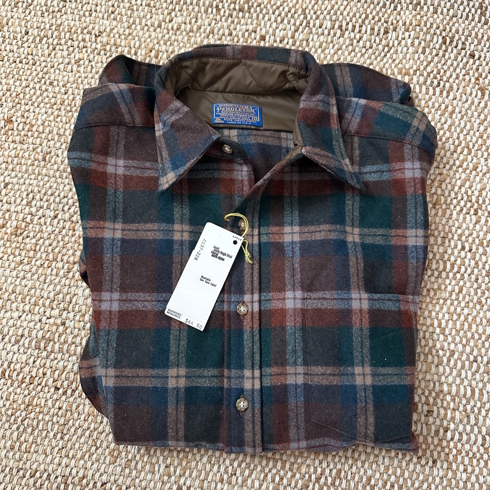 Pendleton Plaid Wool Shirt